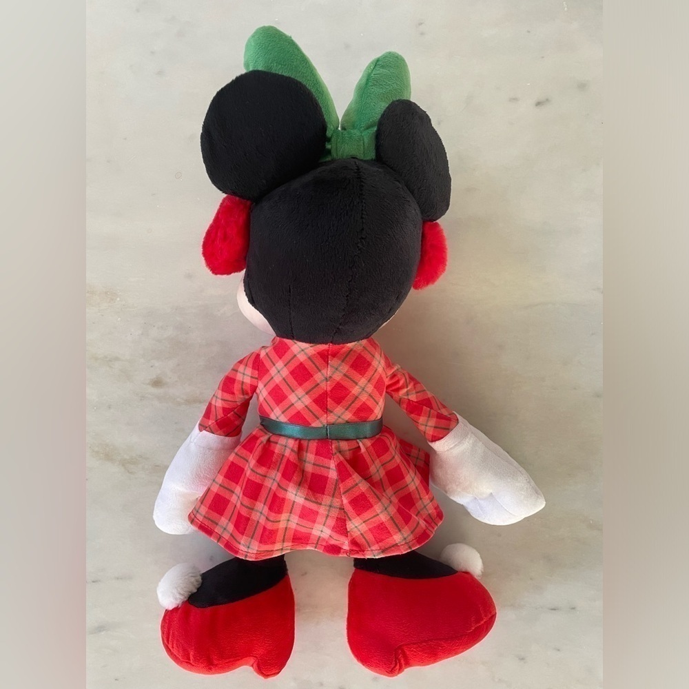 NWOT Disney Holiday Mickey Mouse and Minnie Mouse Plush Toys - Picture 7 of 8